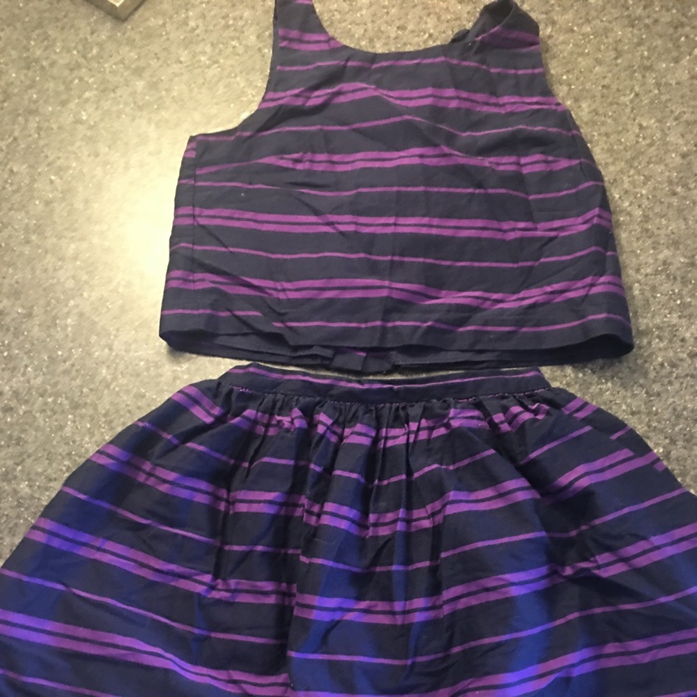 POLO Ralph Lauren crop and skirt set.
